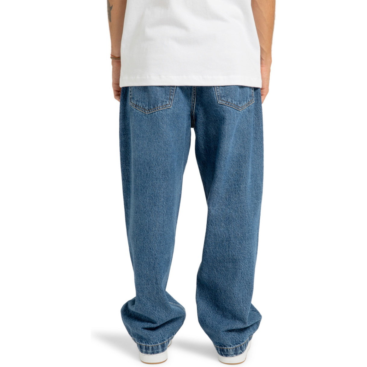 2026 DC Shoes Mens Worker Baggy Denim Pants ADYDP03093 - Stone Indigo